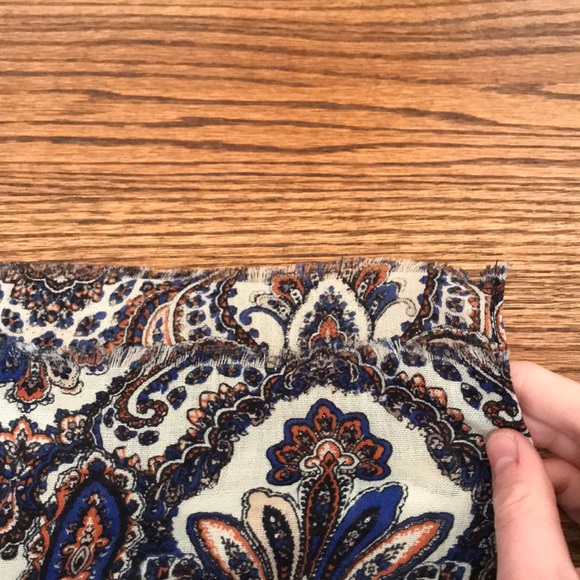 j. crew scarf paisley print scarf - Picture 5 of 6